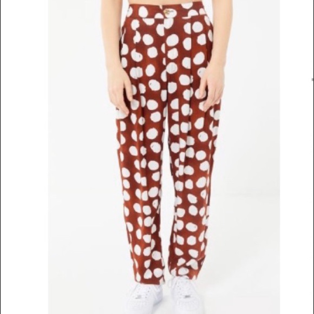 Urban outfitters pleated trouser pant